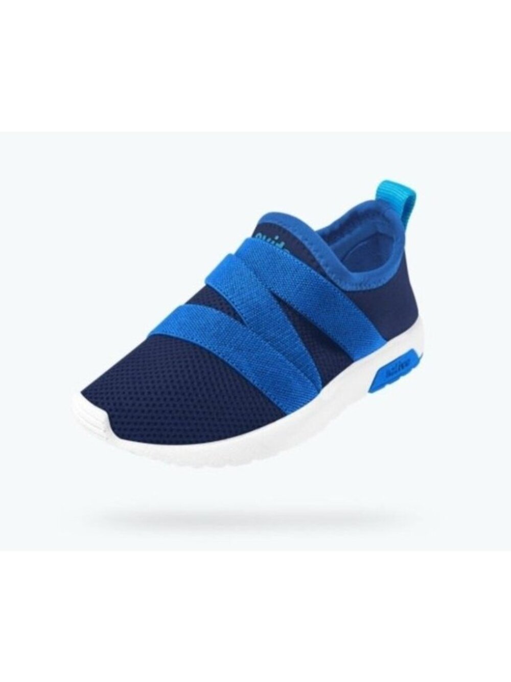 Native Blue Phoenix Slip On Sneakers, Size 1